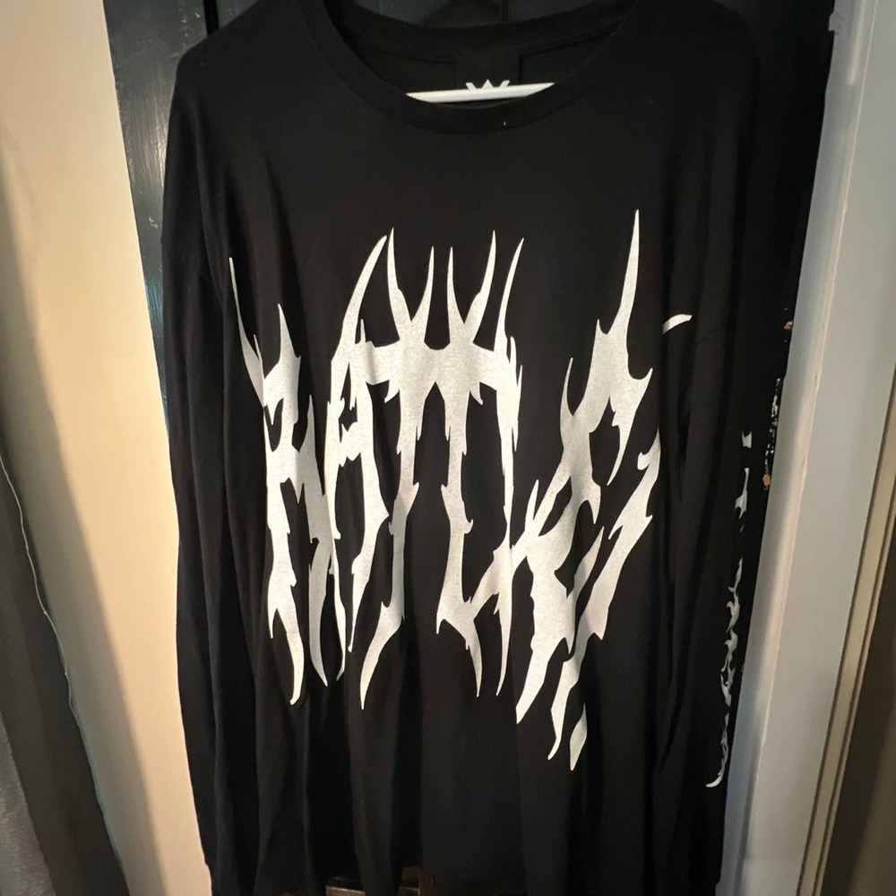 elevation worship open the grave long sleeve tour t-shirt (2XL)